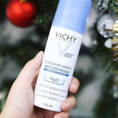Vichy 48 Hour Aluminum Free Mineral Deodorant Spray 125ml