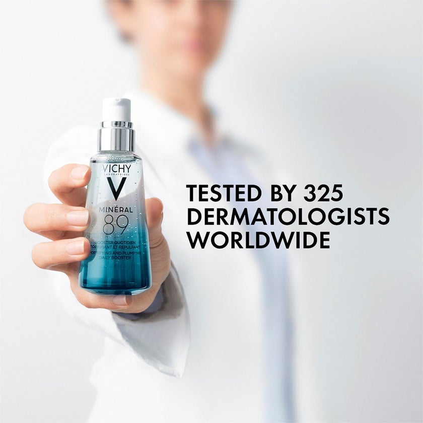 Vichy Mineral 89 Fortifying & Plumping Daily Serum For All Skin Types With Hyaluronic Acid 50ml