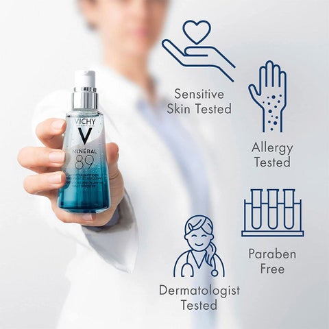 Vichy 48H Anti Perspirant Deo Roll On 50ml + Mineral 89 Booster Serum 50ml