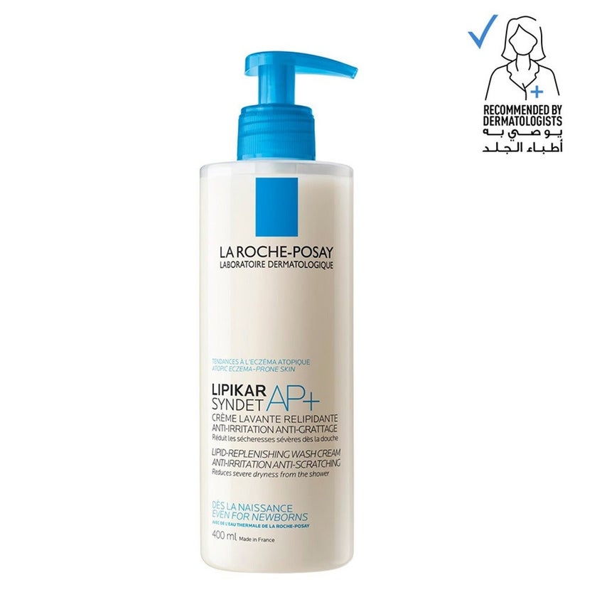 La Roche-Posay Lipikar Syndet AP+ Body Wash For Extremely Dry Atopic Eczema-Prone Skin 400ml