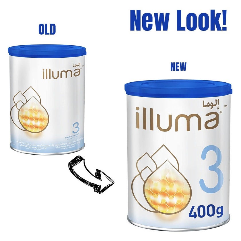 Illuma Stage 3 Toddlers Milk Formula For 1 To 3 Years 400g