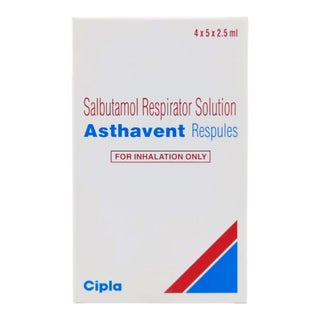 Asthavent 2.5mg Respules, Pack of 20's