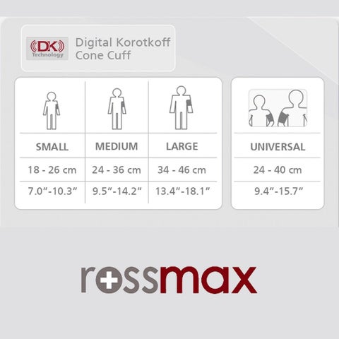 Rossmax Universal Blood Pressure Cone Cuff, Pack of 1's