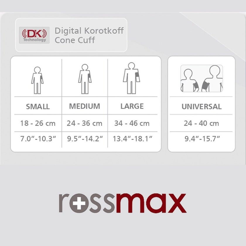 Rossmax Universal Blood Pressure Cone Cuff, Pack of 1's