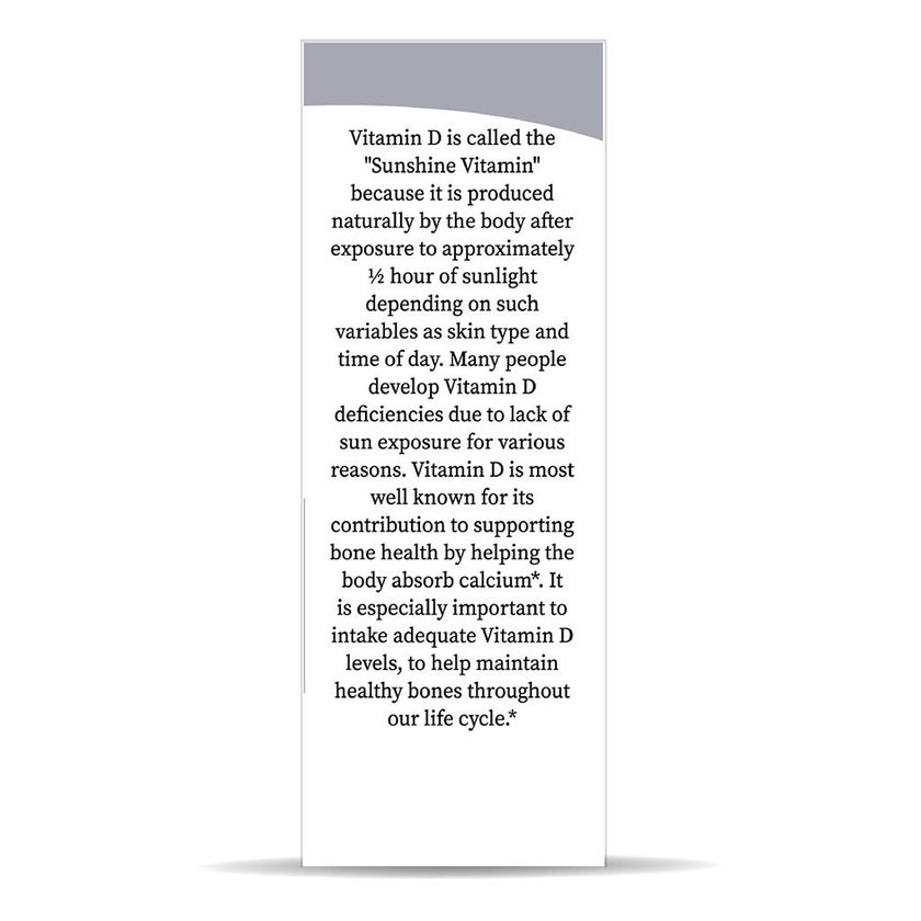 Nature's Answer Vitamin D3 4000IU Drops For Bone & Muscle Health, 15ml