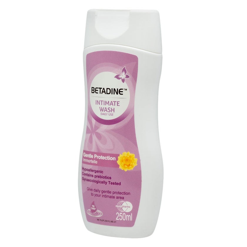 Betadine Daily Use Feminine Intimate Wash Gentle Protection, lmmortelle 250ml