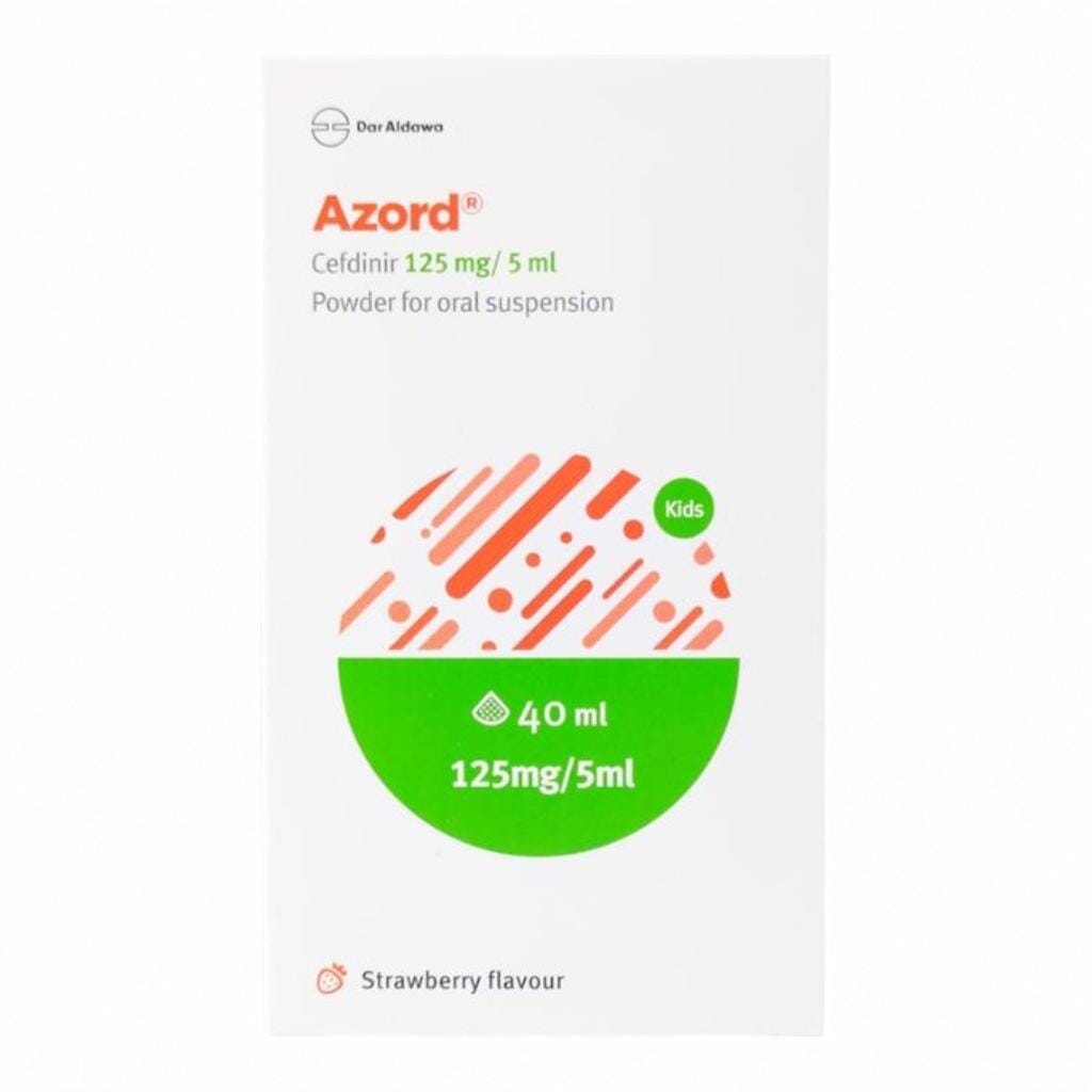 Azord 125mg/5ml Oral Suspension - 40ml - myAster