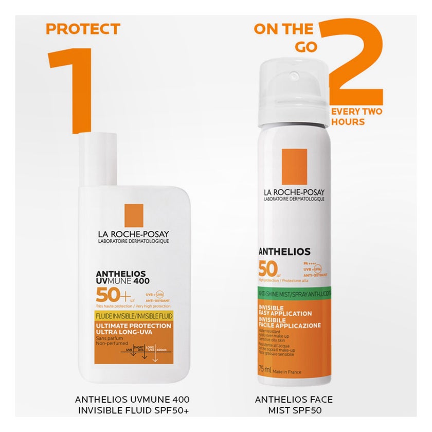 La Roche-Posay Anthelios SPF 50 UVMune 400 Anti-Shine Fresh Mist - 75ml