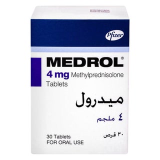 Medrol 4mg Tablets, Pack of 30's