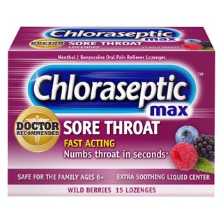 Chloraseptic Max Sore Throat Wild Berries Lozenges, Pack of 15's