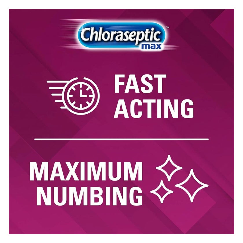 Chloraseptic Max Sore Throat Wild Berries Lozenges, Pack of 15's