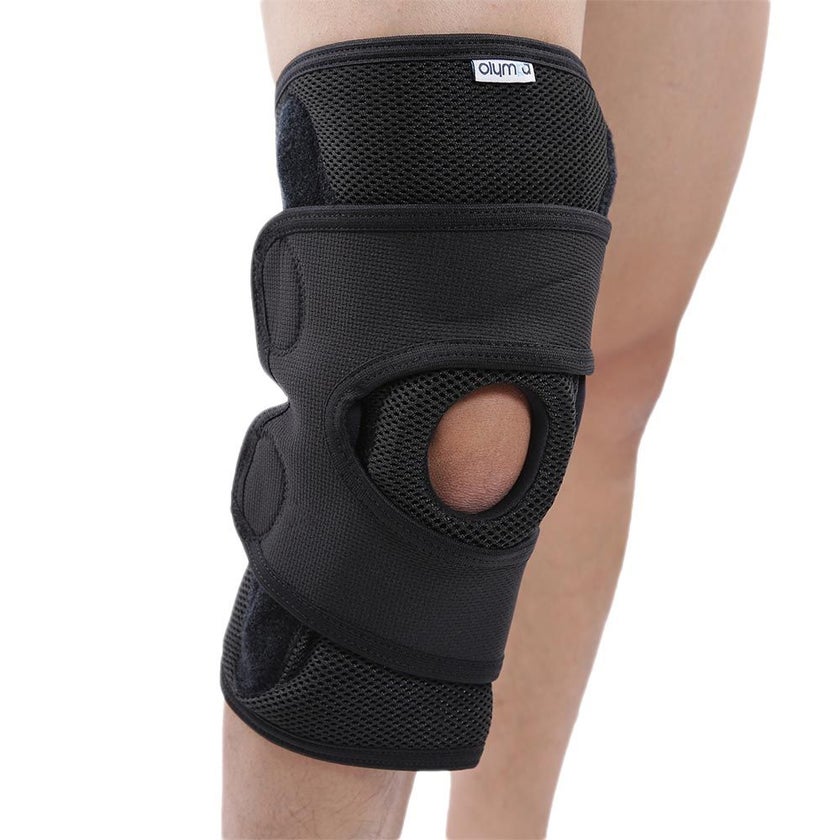 Olympa Airmesh Knee Support Black Large OES-711