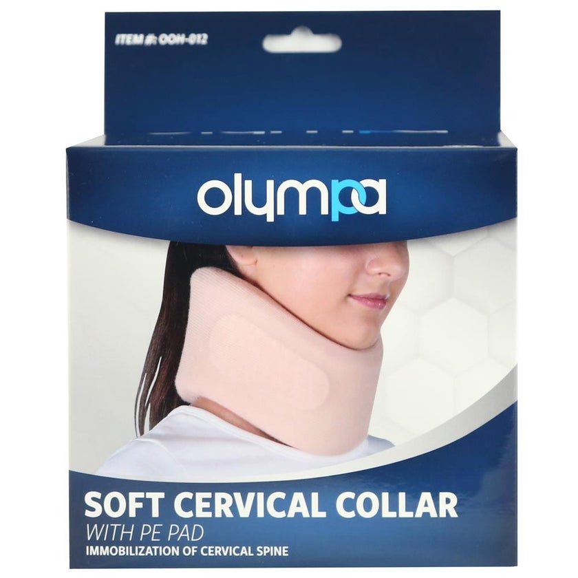 Olympa Soft Cervical Collar with PE Pad Beige Extra Large OOH-012