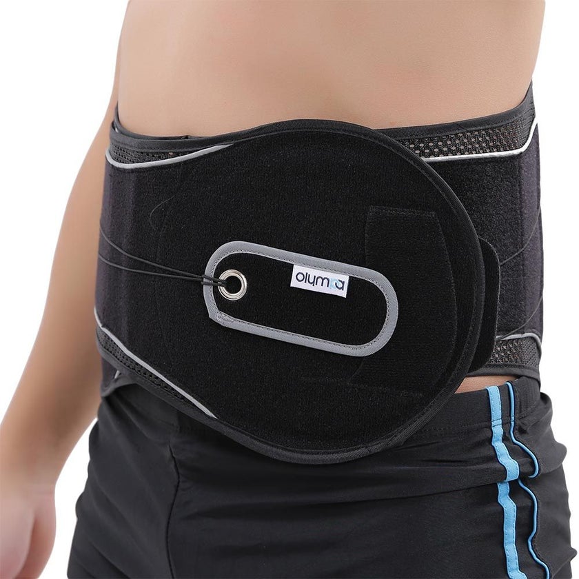Olympa Comfort Pull Lumbo-Sacral Support Black Large/Extra Large OEB-511