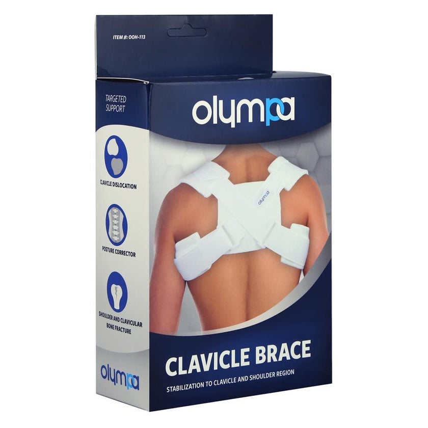 Olympa Clavicle Brace White Small OOH-113