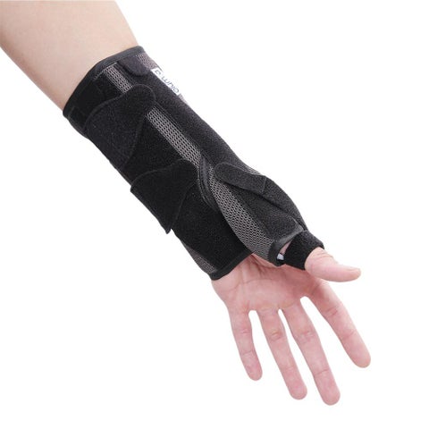 Olympa Wrist & Thumb Brace with Stay Left Grey-Black Extra Large OEH-411