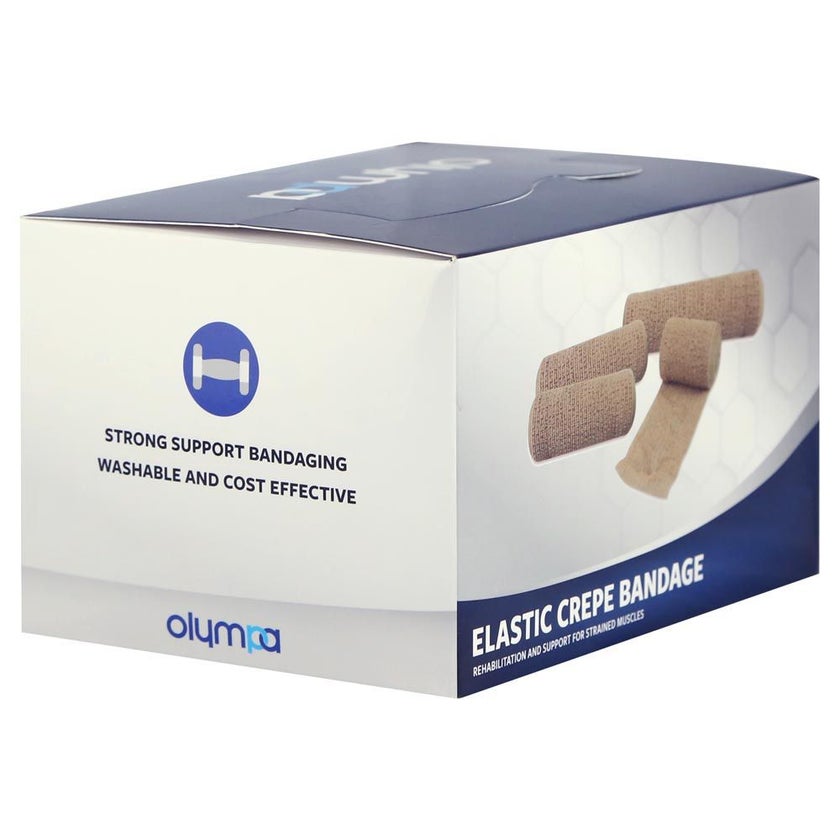 Olympa Elastic Crepe Bandage Beige 5 yards - OEY-111-4