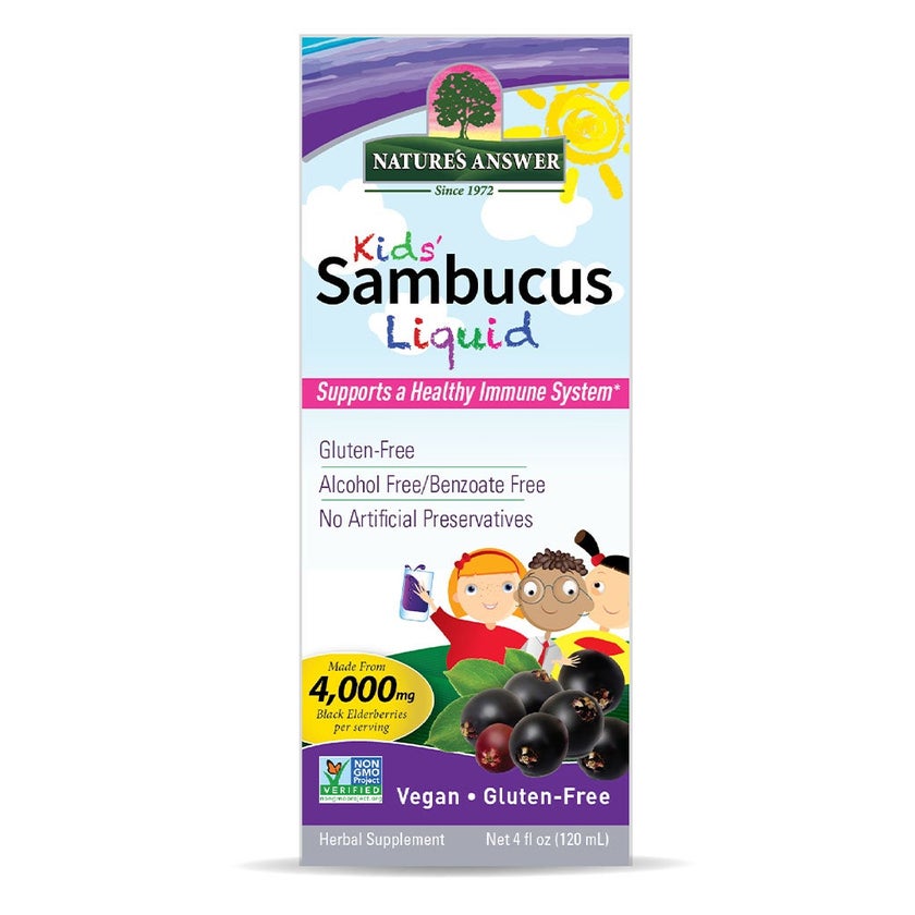 Nature's Answer Sambucus Kids Syrup For Immune Support 120ml