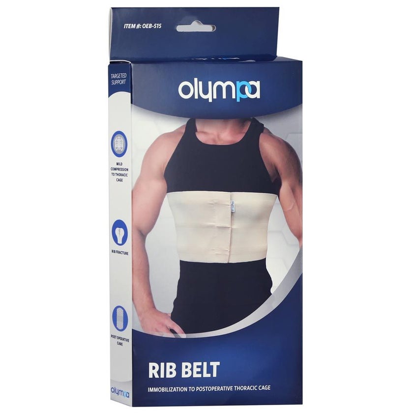 Olympa Rib Belt Beige Small OEB-515