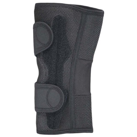 Olympa Airmesh Knee Support with Stays Sleeve Black Small OES-713