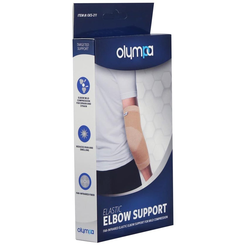 Olympa Elastic Elbow Support Beige Large OES-211