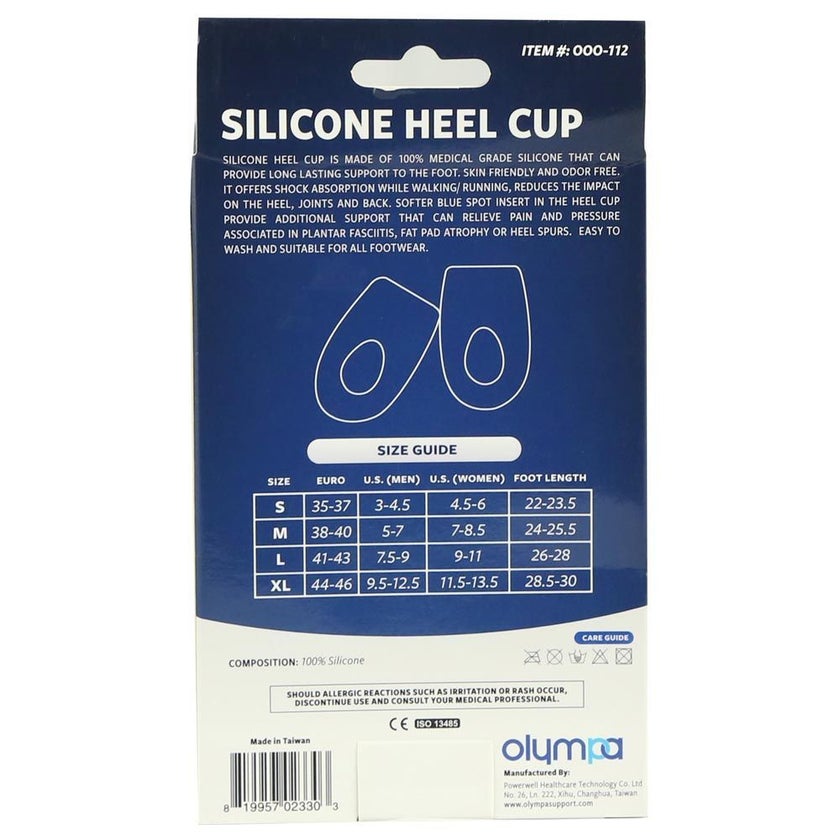 Olympa Silicone Heel Cup S