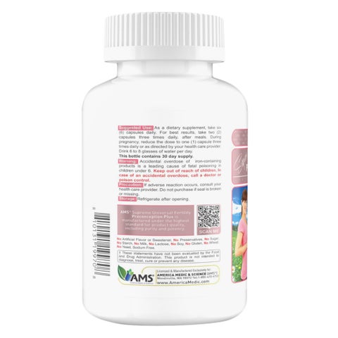 AMS Preconception Plus Supplement, Prenatal Support - 2 x 180 Capsules