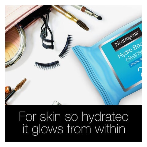 Neutrogena Hydro Boost Makeup Remover & Cleansing Facial Wipes, Pack of 25's