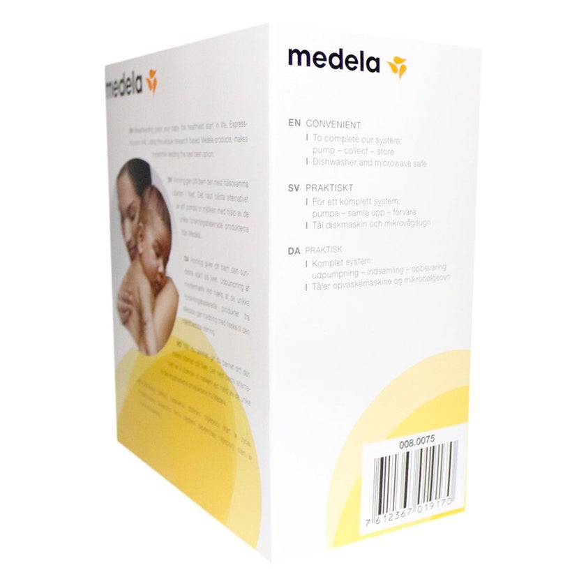 Medela Medium Flow Breast Milk Bottle Teats - Pack Of 2 Tétines Débit Moyen