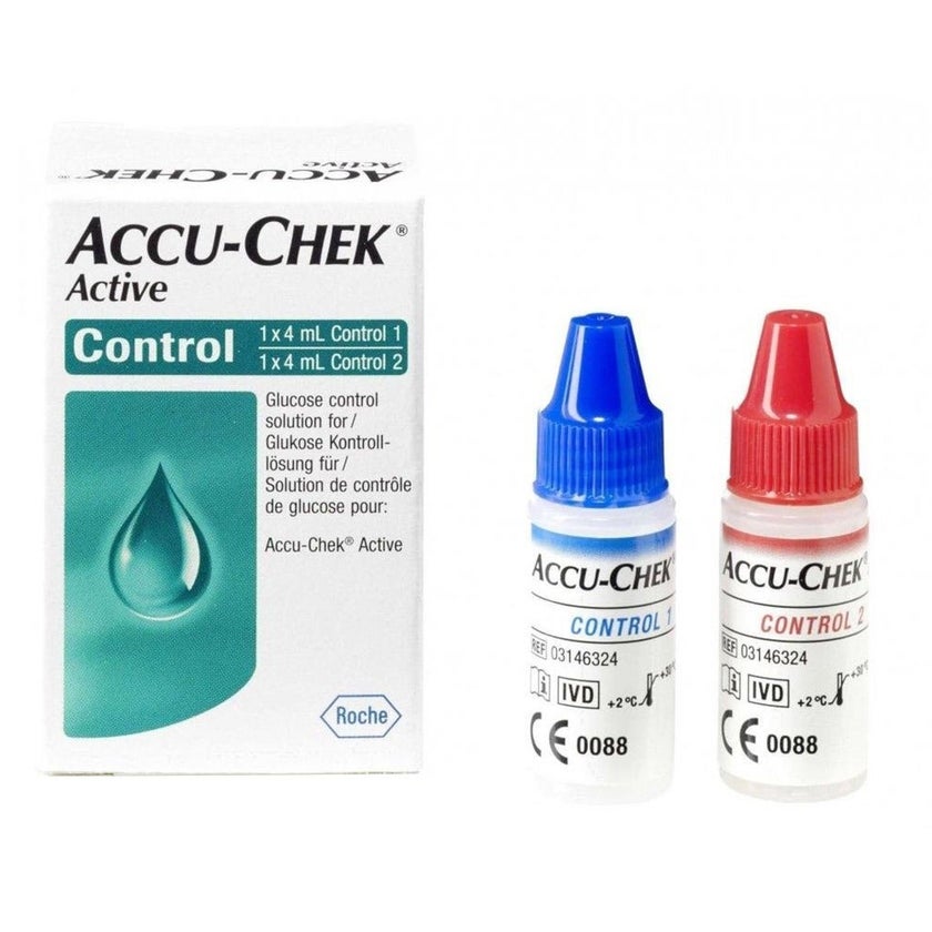 Accu-Chek Active BS Control Solution 4ml, Pack of 2's
