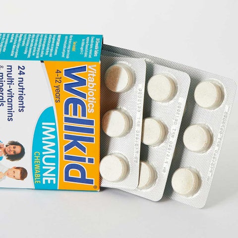 Vitabiotics Wellkid Immune Chewable Tablets - 30 Tablets