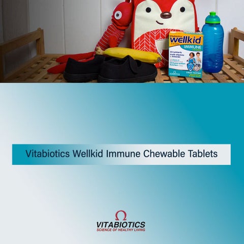 Vitabiotics Wellkid Immune Chewable Tablets - 30 Tablets