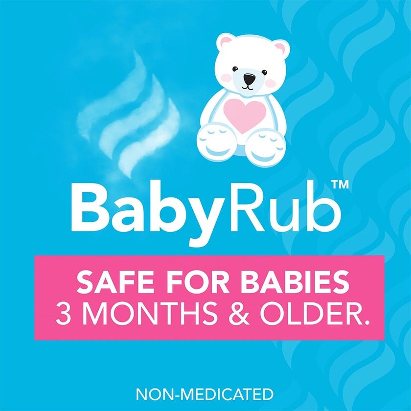 Vicks BabyRub Non-Medicated Soothing Ointment For 3+ Month Baby 50g
