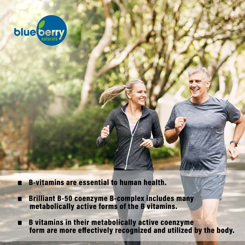 Blueberry Naturals Brilliant B Vegetarian Capsules, Pack of 50's - B0111