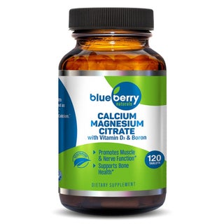 Blueberry Naturals Calcium Magnesium Citrate Tablets, Pack of 120's - B0241