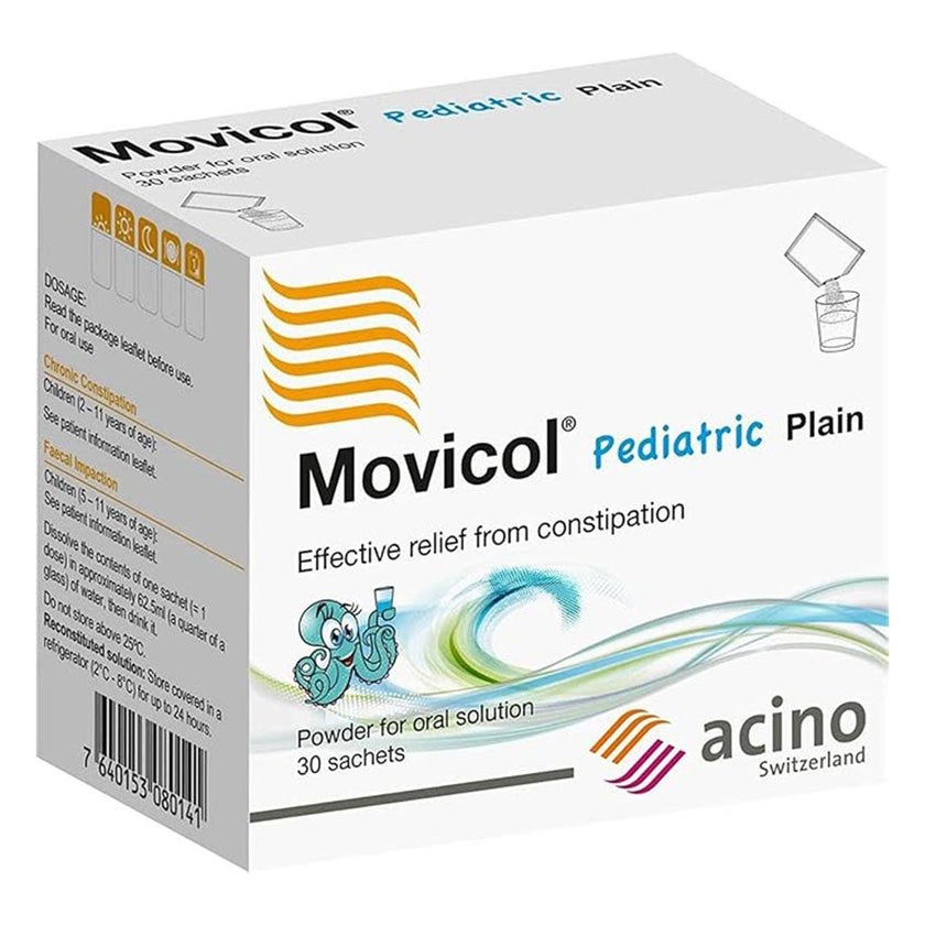 Movicol Pediatric Powder Sachets For Constipation Relief 6.9g, Pack of 30’s 