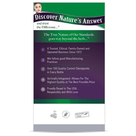Nature's Answer DermaBrite Glutathione, Skin Brightening - 60 Veg Capsules