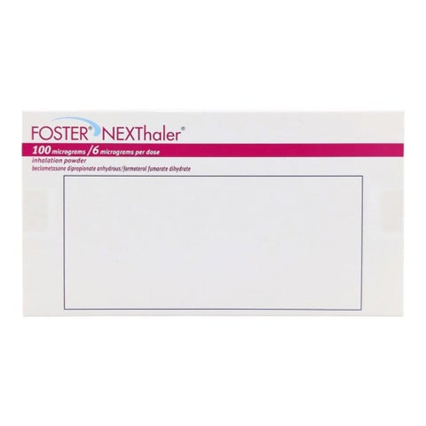 Foster Nexthaler 100mcg/6mcg Powder For Inhalation, 120's Doses