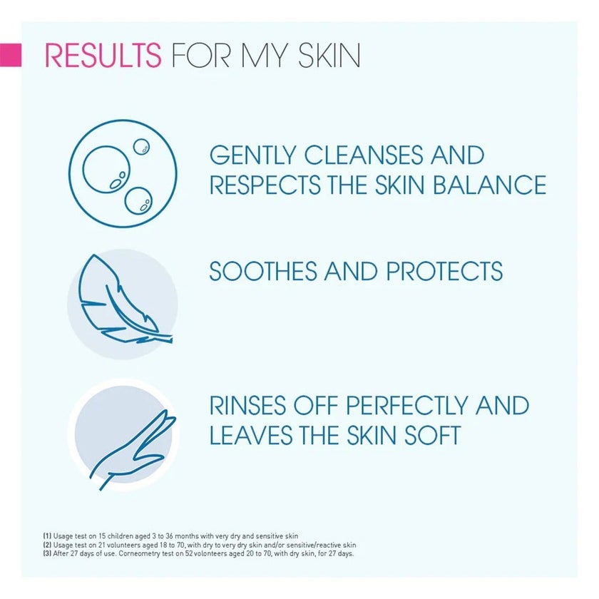 Bioderma Atoderm Intensive Gel Moussant, Foaming Gel Cleanser For Dry Skin & Atopic Sensitive Skin 200ml