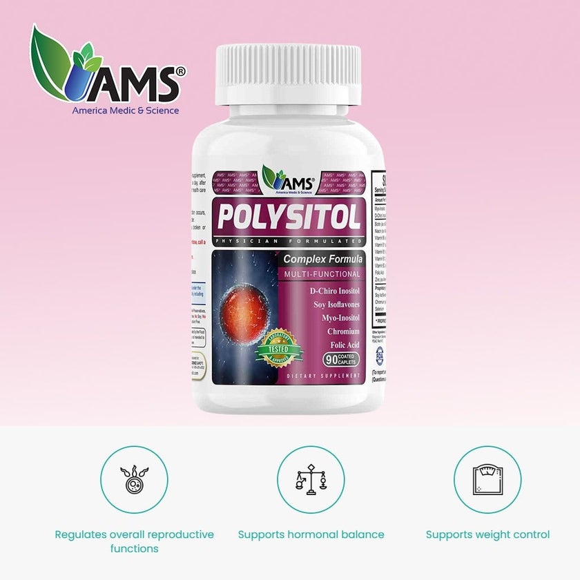 AMS Polysitol Caplets For Women, Pack of 90's