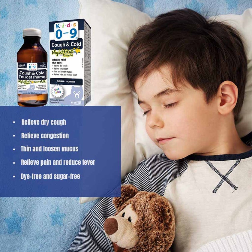 Kids 0-9 Cough & Cold Night Time Formula Syrup 100ml