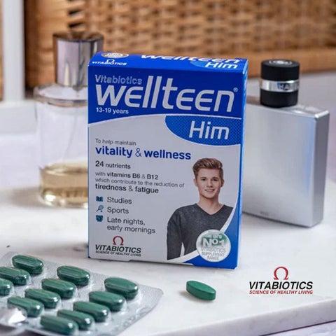 Vitabiotics Wellteen HIM Multivitamin Tablets, Pack of 30's