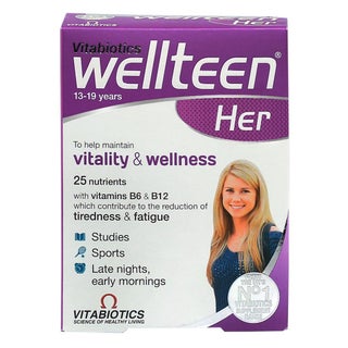 Vitabiotics Wellteen HER Multivitamin Tablets, Pack of 30's