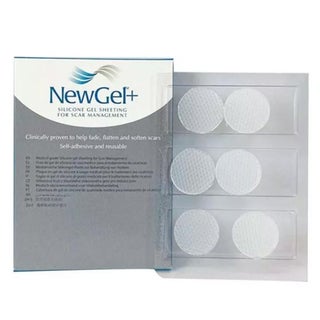 NewGel+ Advanced Medical-Grade Silicone Gel Dots, NG-380 Clear, Pack of 6's