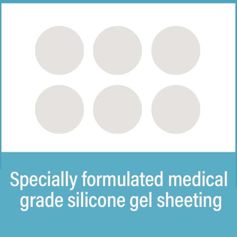 NewGel+ Advanced Medical-Grade Silicone Gel Dots, NG-380 Clear, Pack of 6's
