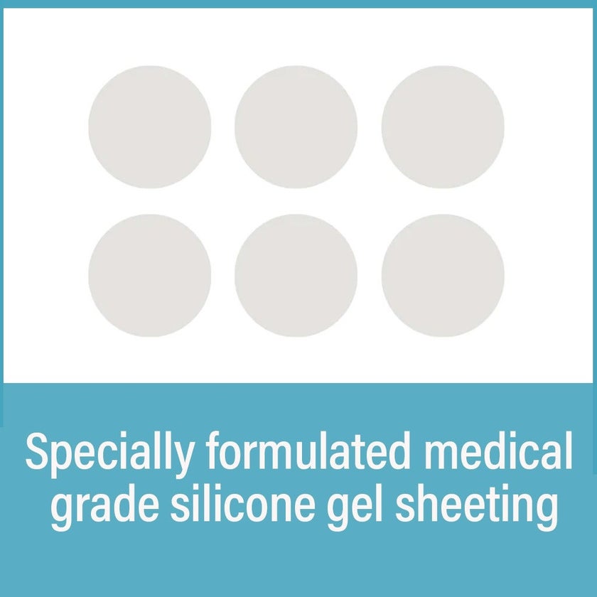 NewGel+ Advanced Medical-Grade Silicone Gel Dots, NG-380 Clear, Pack of 6's