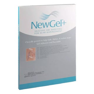 NewGel+ Advanced Medical-Grade 2" x 8" C-Section Strip For C-Section Scar Management, NG-360 Clear