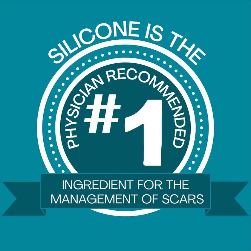 NewGel+ Advanced Medical-Grade 2" x 8" C-Section Strip For C-Section Scar Management, NG-360 Clear