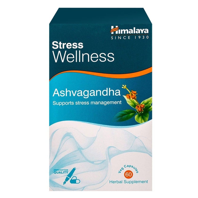 Himalaya Ashvagandha Vegetarian Capsules, Pack of 60's