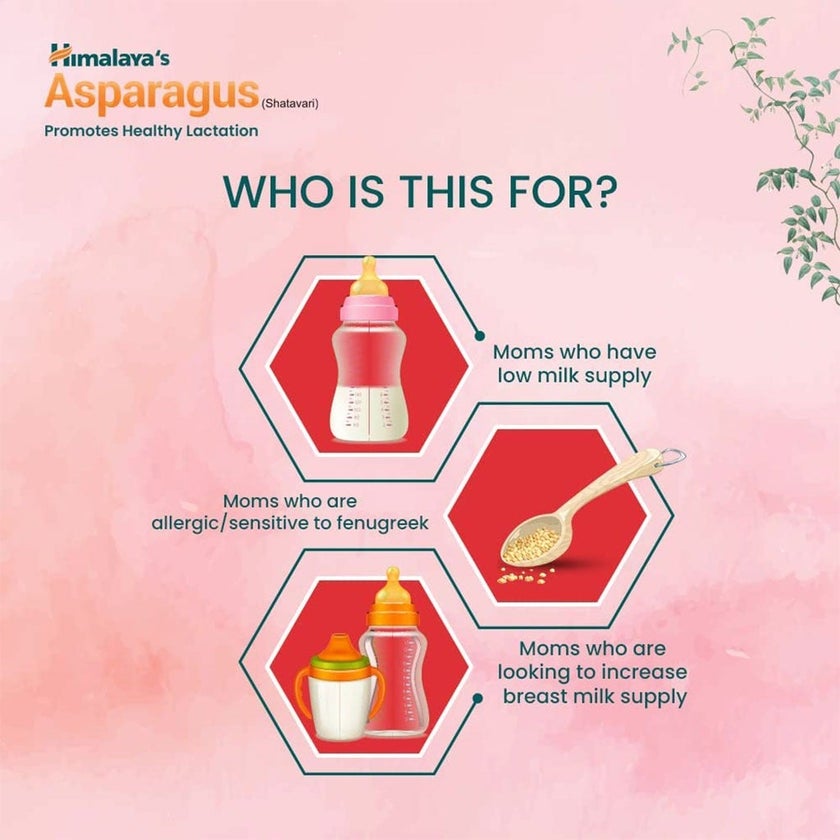 Himalaya Women's Wellness Asparagus / Shatavari 250mg Veg Capsules, Pack of 60's